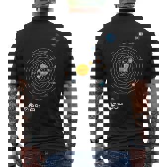 Esa Sistema Solar Planetas Camiseta Hombre Estampado Espalda - Regaloses