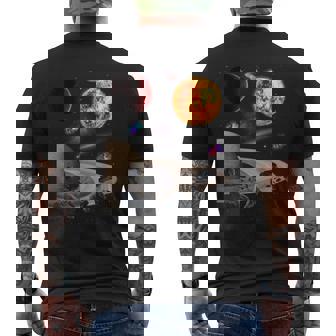 Espacio Galaxia Motivo Planeta Sol Universo Sistema Solar Camiseta Hombre Estampado Espalda - Regaloses