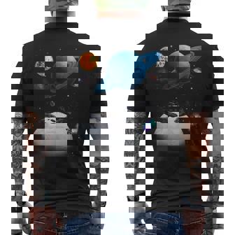 Espacio Motivo Galaxia Planeta Sistema Solar Sol Universo Camiseta Hombre Estampado Espalda - Regaloses