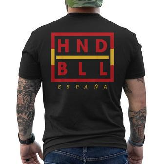 Espana Fan Hndbll Handballer T-Shirt mit Rückendruck - Seseable