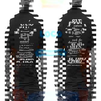 Este Tio Esta Tan Loco Como Para Despedirse Le Los Mejores Camiseta Hombre Estampado Espalda - Regaloses
