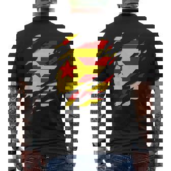 Esteladaermella Bandera Independentista Catalana Camiseta Hombre Estampado Espalda - Regaloses