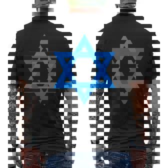 Estrella De David Bandera De Israel Símbolo Judío Camiseta Hombre Estampado Espalda - Regaloses