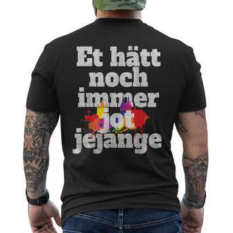 Et Hätt Noch Immer Jot Jejange Kölner Karneval Kurzärmliges Herren-T-Kurzärmliges Herren-T-Shirt, Grundgesetz Motiv - Seseable