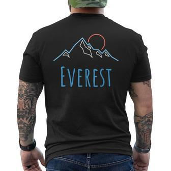 Everest Mountain Climbers Retro Hiking Novelty Men's T-shirt Back Print - Thegiftio UK