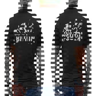 Evolución Del Hockey Sobre Hielo Camiseta Hombre Estampado Espalda - Regaloses