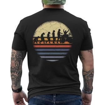 Evolution Drums Sunrise Drummer Men's T-shirt Back Print | Mazezy