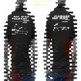 Évolution Malinois Belge Maligator Maliraptor T-shirt imprimé au dos - Cadeauxyz