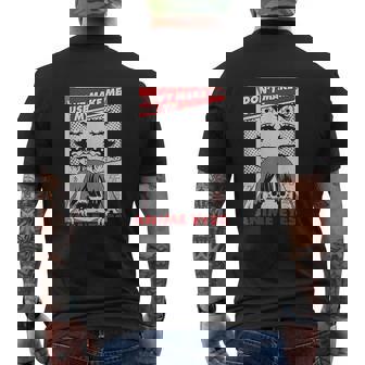 Eyes Manga Kawaii Dont Make Me Use Mens Back Print T-shirt - Thegiftio