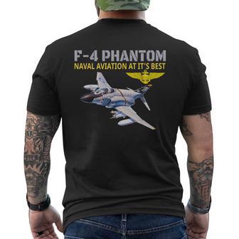 The F-4 Phantom In ActionNaval Aviation At Its Best Men's T-shirt Back Print - Monsterry