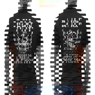 Fa-Thor Like Normal Dad But Much Cooler Viking Men's T-shirt Back Print - Thegiftio UK