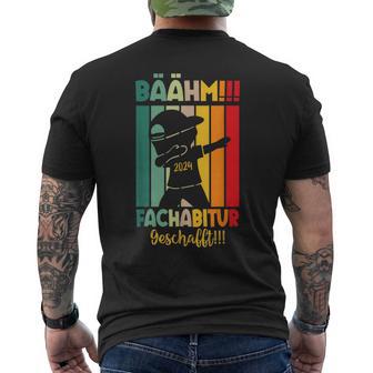 Fachabitur 2024 Fachabi 2024 T-Shirt mit Rückendruck - Geschenkecke