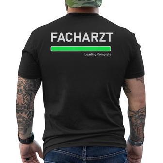 Facharzt Loading Facharzttefung Besten T-Shirt mit Rückendruck - Seseable