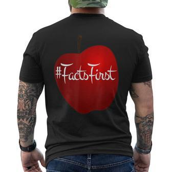 Facts First This Is An Apple Factsfirst Men's T-shirt Back Print - Monsterry CA