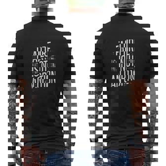 Failure Is Not An Option Mens Back Print T-shirt - Thegiftio