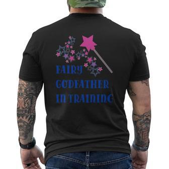 Fairy Godfather In Training Mens Back Print T-shirt | Mazezy AU