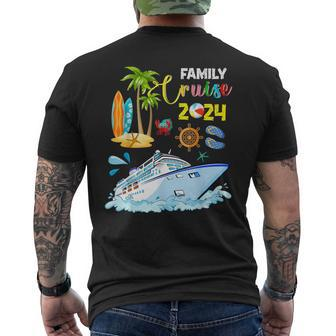 Family Cruise 2024 Summer Vacation Cruise Ship Lover Men's T-shirt Back Print - Thegiftio UK