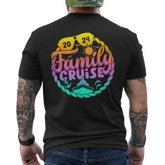 Family Cruise 2024 Matching Group Family Summer Vacation Men's T-shirt Back Print - Seseable