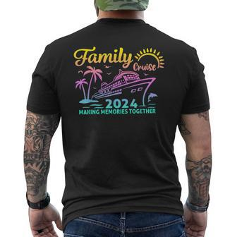 Family Cruise 2024 Matching Vacation Making Memorie Together Men's T-shirt Back Print - Thegiftio UK