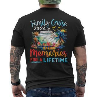 Family Cruise 2024 Family Matching Cruise Vacation Party Men's T-shirt Back Print - Seseable