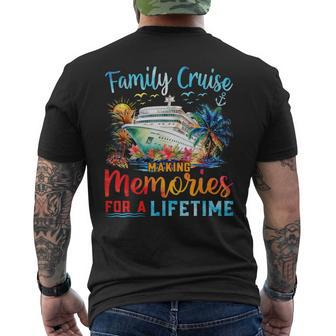 Family Cruise 2024 Family Summer Vacation Matching Cruise Men's T-shirt Back Print | Mazezy