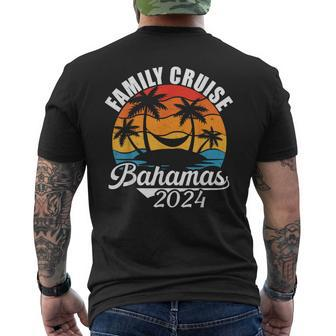 Family Cruise Bahamas 2024 Summer Matching Vacation 2024 Men's T-shirt Back Print - Monsterry UK