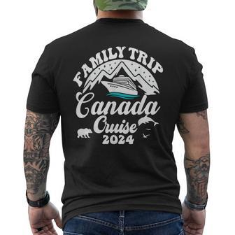 Family Cruise Canada 2024 Family Matching Couple Men's T-shirt Back Print - Monsterry AU