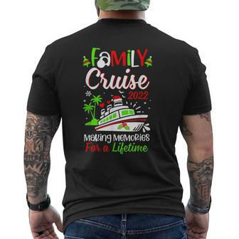 Family Cruise Making Memories For A Lifetime Holiday Mens Back Print T-shirt - Thegiftio UK