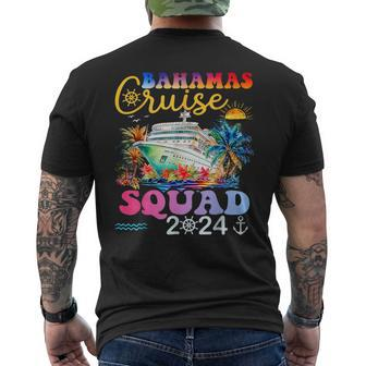 Family Cruise Squad Bahamas 2024 Summer Matching Vacation Men's T-shirt Back Print | Mazezy