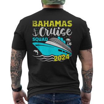 Family Cruise Squad Bahamas 2024 Summer Matching Vacation Men's T-shirt Back Print - Monsterry UK