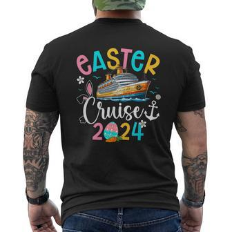 Family Easter Cruise Easter Day 2024 Bunny Matching Men's T-shirt Back Print | Mazezy