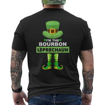 Family Matching I'm The Bourbon Leprechaun St Patrick's Day Men's T-shirt Back Print - Thegiftio UK