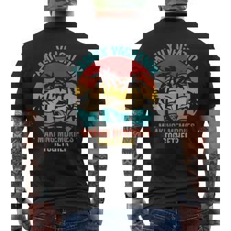 Family Vacation 2024 Beach Matching Family Vacation 2024 Men's T-shirt Back Print - Thegiftio