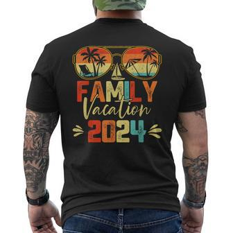 Family Vacation 2024 Beach Matching Summer Vacation Men's T-shirt Back Print - Seseable