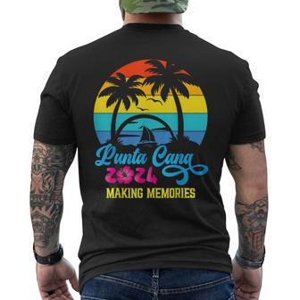 Family Vacation 2024 Dominican Republic Punta Cana Vacation Men's T-shirt Back Print - Seseable