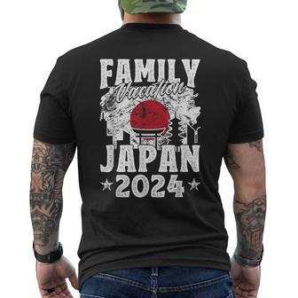 Family Vacation Japan 2024 Summer Vacation Men's T-shirt Back Print - Seseable