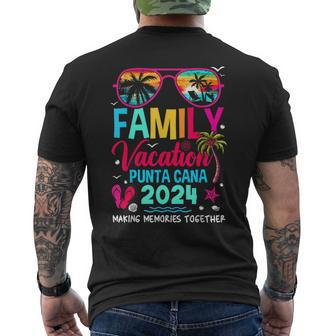 Family Vacation Punta Cana 2024 Dominican Republic Vacation Men's T-shirt Back Print | Mazezy AU