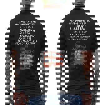 My Family Went To London And All I Got Was This Lousy Men's T-shirt Back Print - Thegiftio UK