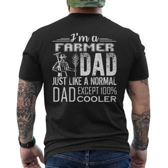 Farmer Dad Love Men's T-shirt Back Print | Mazezy