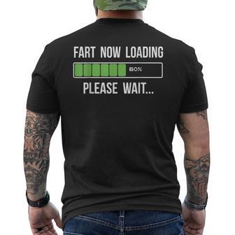 Fart Now Loading Men's T-shirt Back Print - Monsterry DE