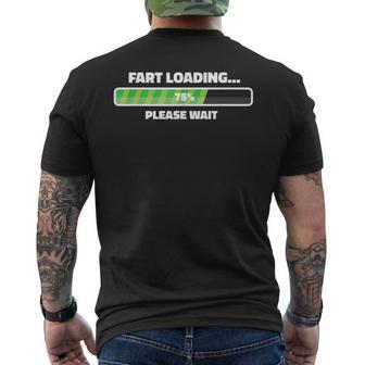 Fart Loading Rude Joke Fart Men's T-shirt Back Print - Monsterry UK