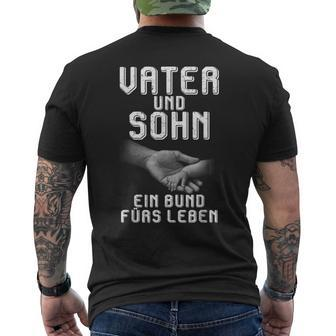 Fater & Sohn Ein Bund Für's Leben Father's Day Partner Look T-Shirt mit Rückendruck - Geschenkecke