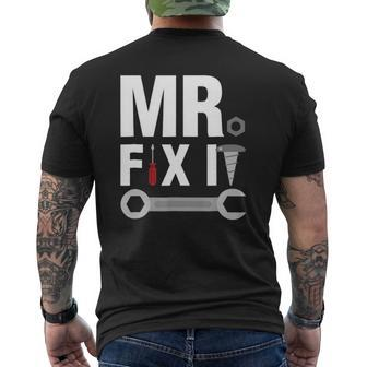 Father & Daughtermr Fix It Part 1 Of 2 Ver2 Mens Back Print T-shirt | Mazezy