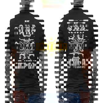 Father Day If Grandad Can't Fix It No One Can Men's T-shirt Back Print - Thegiftio