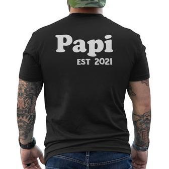 Father's Day 2021 For Dad Papi Hispanic Latino Mexican Mens Back Print T-shirt | Mazezy