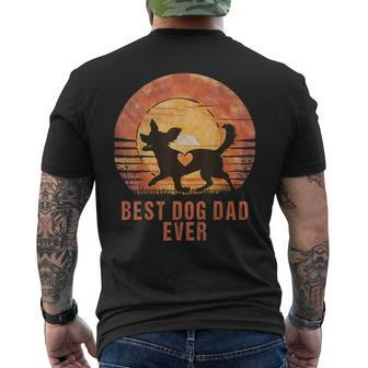 Father's Day Blessed To Be A Dogo Dad Men's T-shirt Back Print - Monsterry