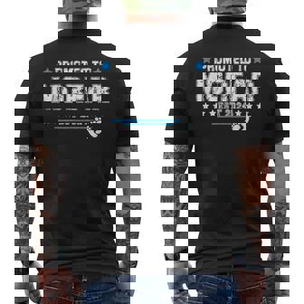 Fathers Day Dad 2024 Promoted To Morfar Est 2024 Men's T-shirt Back Print | Mazezy