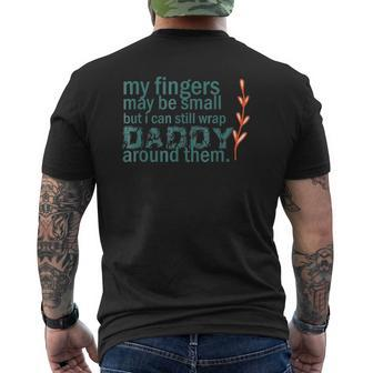 Father's Day First Time Dad Promoted To Daddy Mens Back Print T-shirt | Mazezy AU