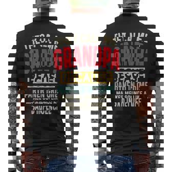 Father's Day Grandpa Partner In Crime Fathers Day Dad Men's T-shirt Back Print - Thegiftio