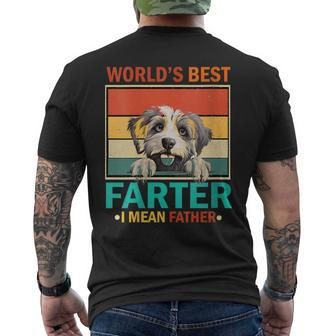 Father's Day Worlds Best Farter Ever I Mean Father Dog Men's T-shirt Back Print - Seseable